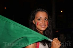 Europei - Italia in finale - Viterbo in festa