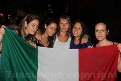Europei - Italia in finale - Viterbo in festa