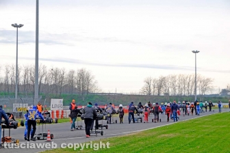 Karting, la vita ai box
