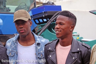 Keita Baldé all'università della Tuscia