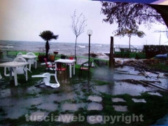 ll lago di Bolsena esonda