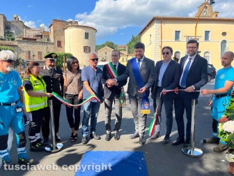 Bolsena - Taglio del nastro della 25esima edizione della festa delle ortensie