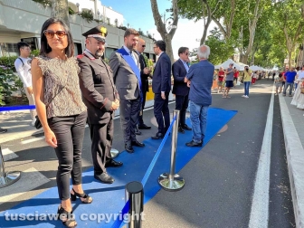 Bolsena - Taglio del nastro della 25esima edizione della festa delle ortensie