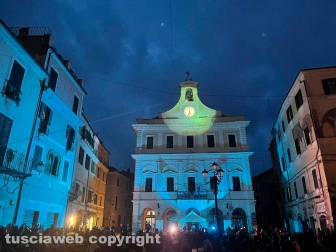 Civita Castellana - Piazza Matteotti di notte