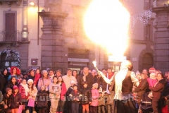 I giocolieri in piazza del Comune