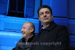 Il vice sindaco Luigi Maria Buzzi e il sindaco Giulio Marini