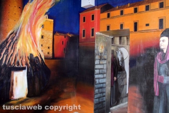 Bagnaia - Il murales