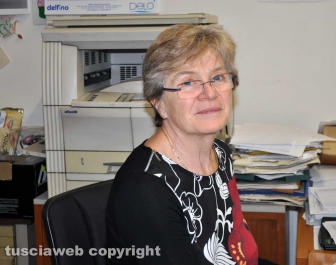 Viterbo - La bottega di biciclette Ranaldi - Maria Luisa Morini moglie di Silvio Ranaldi