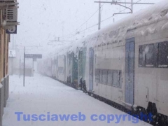 La bufera di neve a Viterbo - ore 9,20 - foto Giuseppe Ferlicca