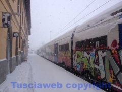 fLa bufera di neve a Viterbo - ore 9,20 - foto Giuseppe Ferlicca