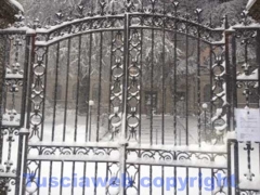 La bufera di neve a Viterbo - ore 9,20 - foto Giuseppe Ferlicca