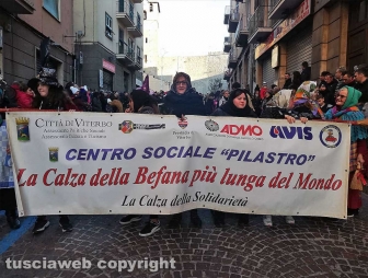 La calza della Befana più lunga del mondo