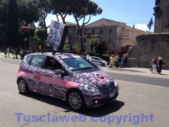 La carovana del Giro d\'Italia a Viterbo