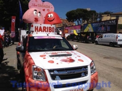 La carovana del Giro d\'Italia a Viterbo