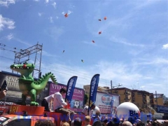 La carovana del Giro d\'Italia a Viterbo