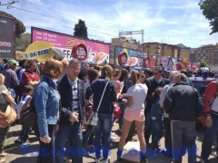 La carovana del Giro d\'Italia a Viterbo