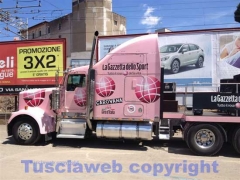 La carovana del Giro d'Italia a Viterbo
