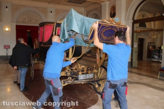 La carrozza dei Priori all'Unione
