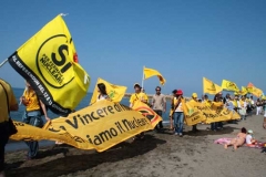 La catena umana contro il nucleare