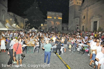 La cena con i facchini di Santa Rosa