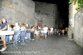 La cena con i facchini di Santa Rosa