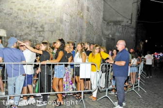 La cena con i facchini di Santa Rosa