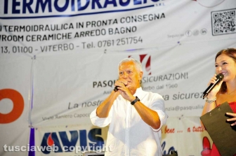 La cena con i facchini di Santa Rosa