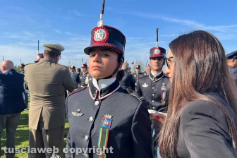 La cerimonia di consegna dei gradi di Maresciallo agli allievi del XXIV Corso "Fedeltà"