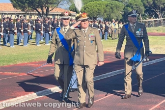 La cerimonia di consegna dei gradi di Maresciallo agli allievi del XXIV Corso "Fedeltà"
