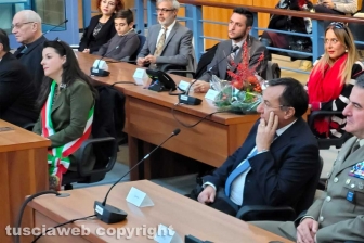 La cerimonia di insediamento di Francesco Oddi