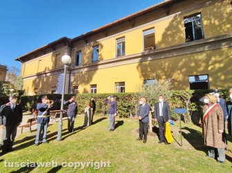Viterbo - La cerimonia in onore di Giovanni Palatucci al giardino della Fraternità