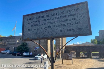 Viterbo - La cerimonia in ricordo di Norma Cossetto