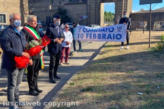 Viterbo - La cerimonia in ricordo di Norma Cossetto