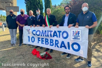 Viterbo - La cerimonia in ricordo di Norma Cossetto