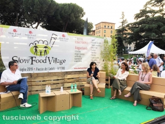 Viterbo - La chiusura dello Slow food village