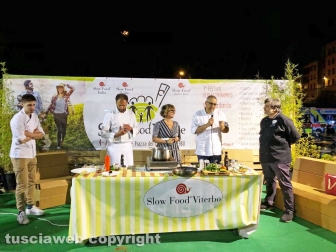 Viterbo - La chiusura dello Slow food village
