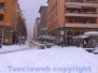 La città antica sotto la neve