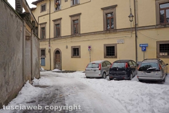 La città dei Papi dopo la nevicata