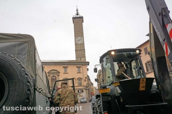 La città dei Papi dopo la nevicata