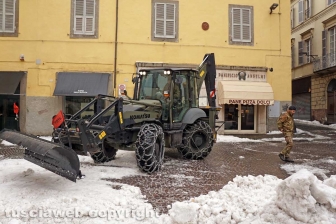 La città dei Papi dopo la nevicata