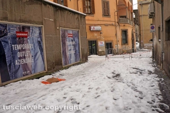 La città dei Papi dopo la nevicata