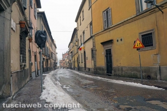 La città dei Papi dopo la nevicata