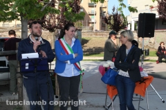 La cerimonia al parco Peppino Impastato