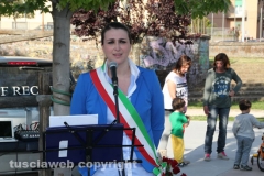 La cerimonia al parco Peppino Impastato