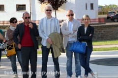 La cerimonia al parco Peppino Impastato