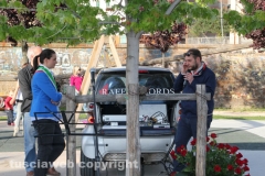 La cerimonia al parco Peppino Impastato