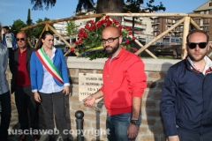 La cerimonia al parco Peppino Impastato