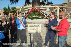 La cerimonia al parco Peppino Impastato