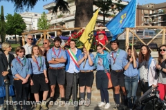 La cerimonia al parco Peppino Impastato