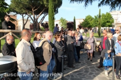 La cerimonia al parco Peppino Impastato